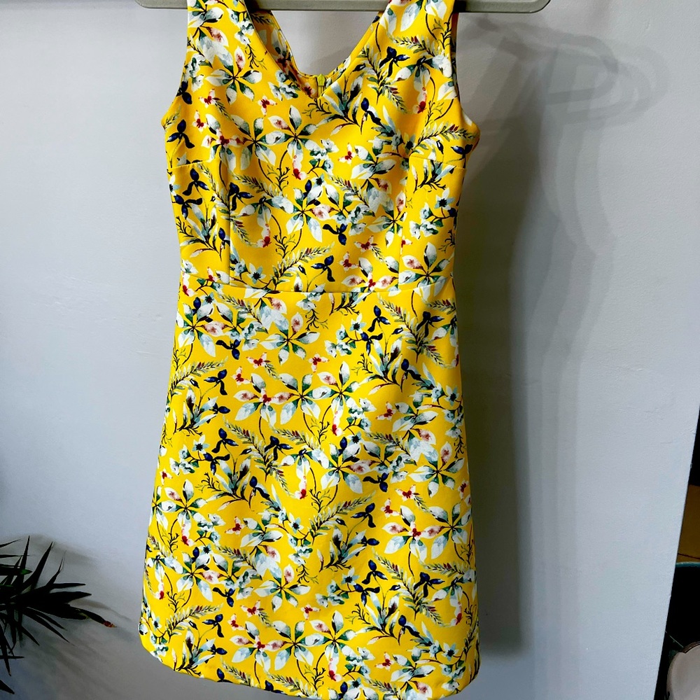 Reserved yellow floral dress